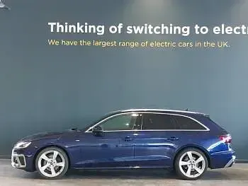 Used Audi A4 S-Line 150 HP (110 kW) 2023 Blue Estate