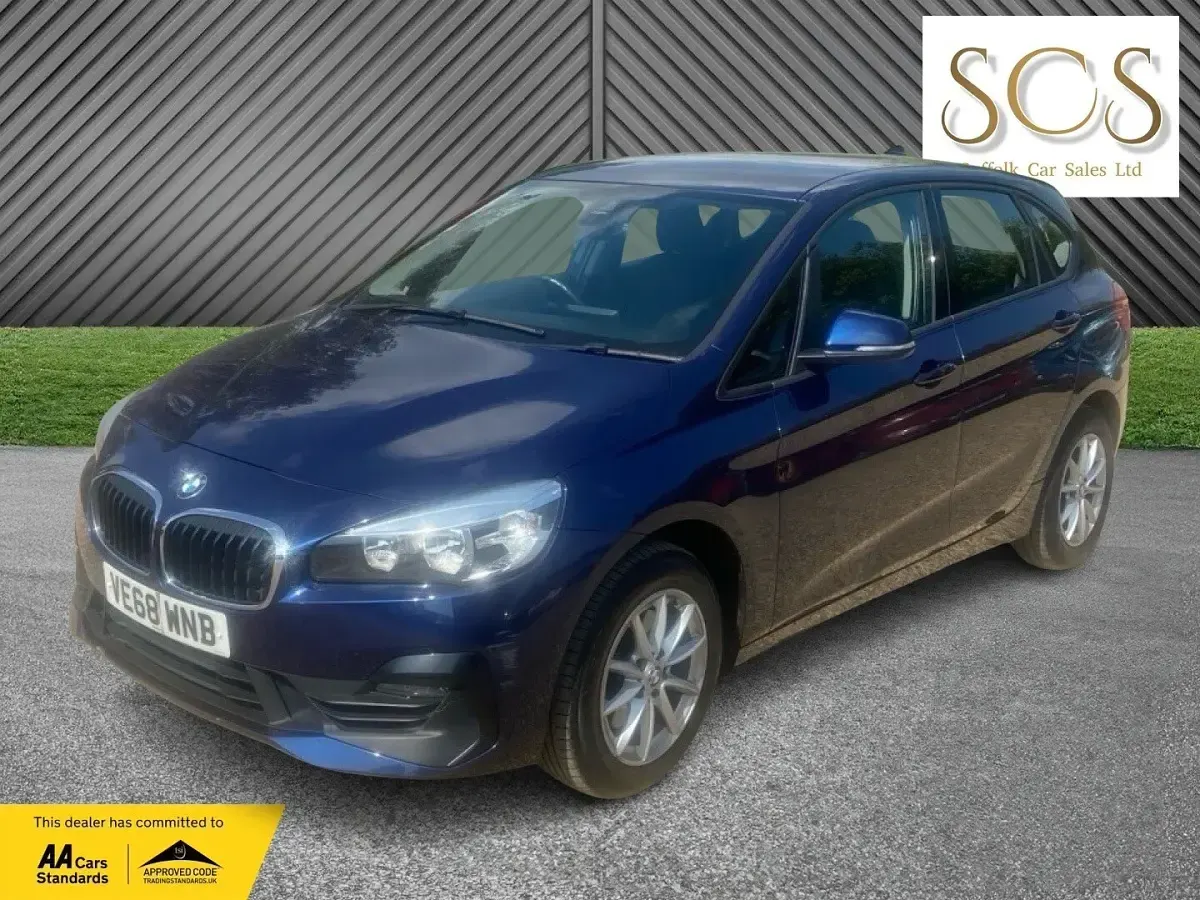 Used BMW 220 Active Tourer Comfort Edition 189 HP (139 kW) 2018 Blue MPV