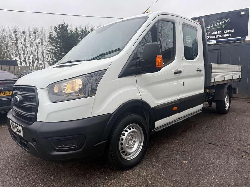 Used Ford Transit 130 HP (95 kW) 2021 White Cabriolet
