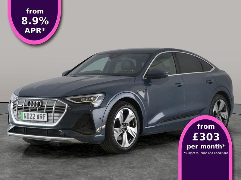 Blue Used 2022 Audi e-tron S-Line SUV | £21,514 (Good price) - Image 1/4