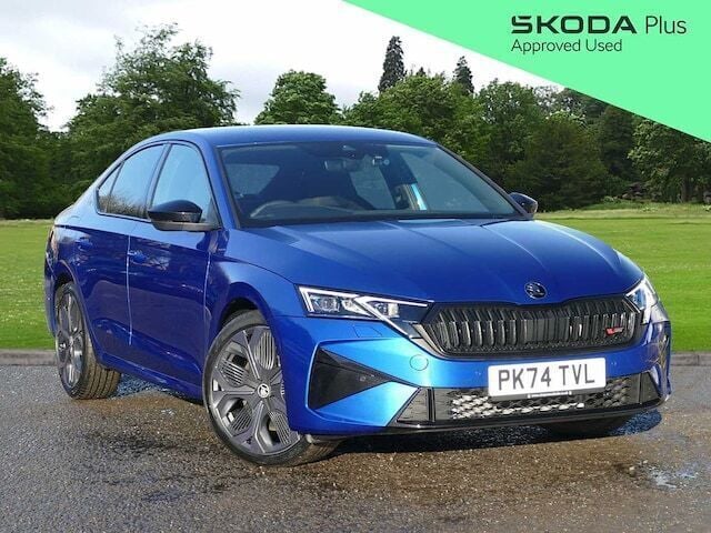 Blue Used 2025 Skoda Octavia vRS Hatchback | £33,495 - Image 1/4