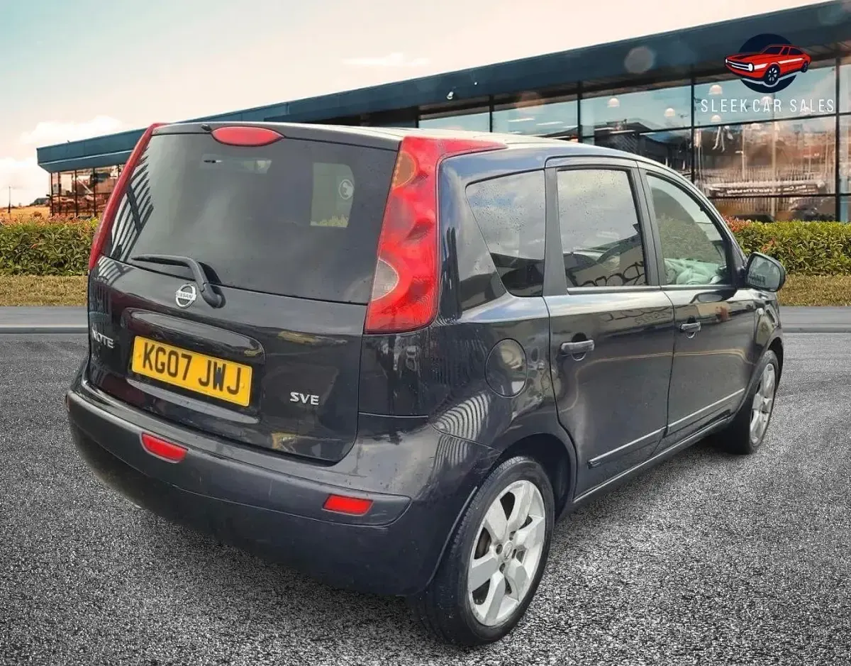 Used Nissan Note 110 HP (80 kW) 2007 Black Hatchback