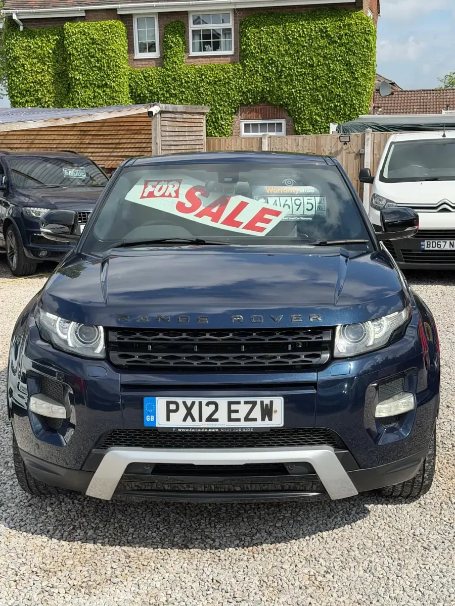 Begagnad Land Rover Range Rover evoque Dynamic 150 HK (110 kW) 2012 Blå SUV