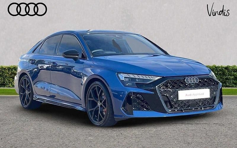 Blue Used 2025 Audi RS3 Sport Sedan | £58,295 - Image 1/4