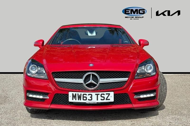 Used Mercedes SLK250 AMG 204 HP (150 kW) 2013 Red Cabriolet