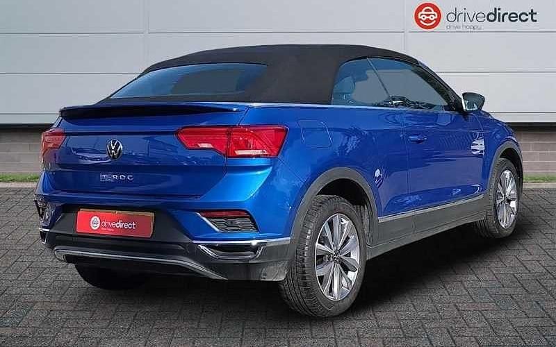 Used VW T-Roc Cabriolet Design 150 HP (110 kW) 2021 Metallic  ravenna blue Cabriolet