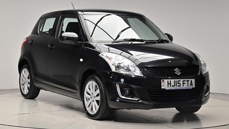 Black Used 2015 Suzuki Swift SZ3 Hatchback | £7,980 (A bit pricey) - Image 1/4