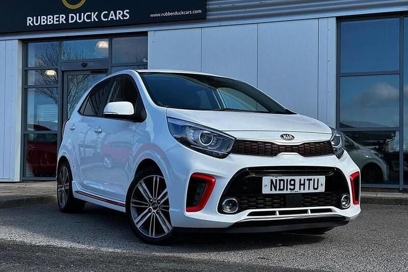 Used Kia Picanto GT-Line 84 HP (61 kW) 2019 White Hatchback