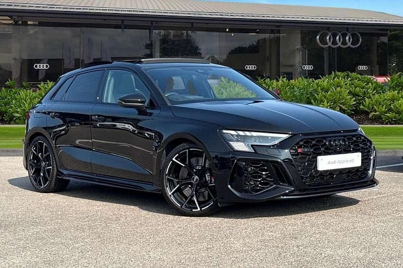 Black Used 2023 Audi RS3 Comfort Hatchback | £53,490 (Fair price) - Image 1/4