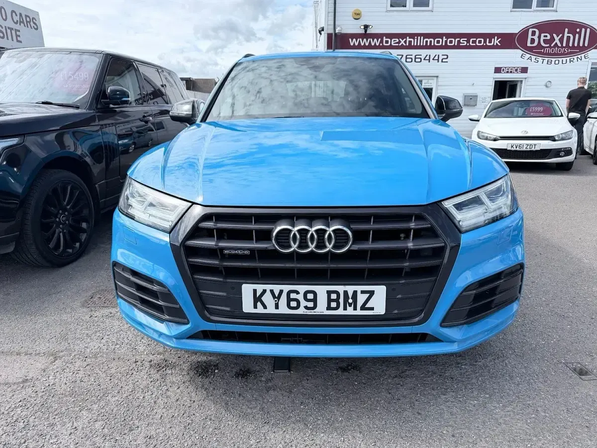 Used Audi Q5 Black Edition 190 HP (139 kW) 2019 Blue SUV