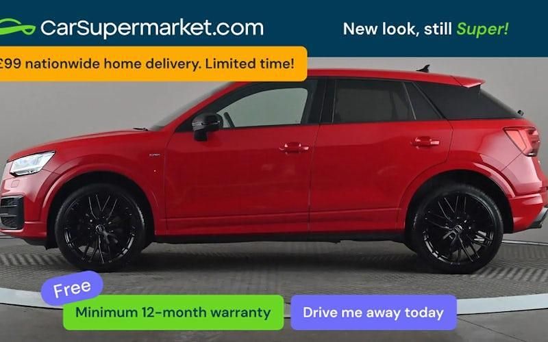 Used Audi Q2 Black Edition 150 HP (110 kW) 2020 Red SUV