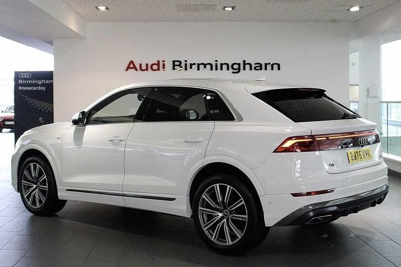 New Audi Q8 S-Line 282 HP (207 kW) 2025 Pure white, solid SUV