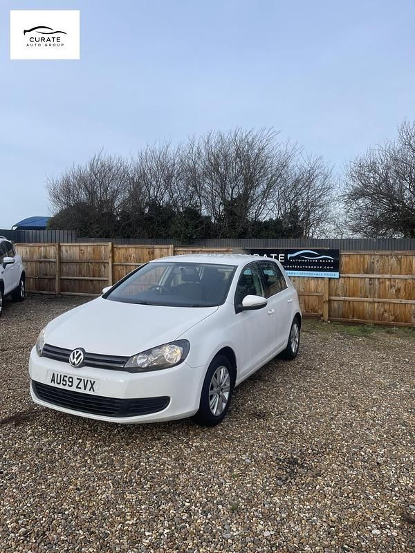 Used VW Golf VI S 105 HP (77 kW) 2009 White Hatchback