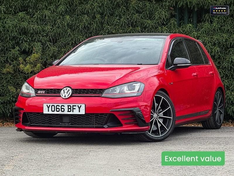 Red Used 2017 VW Golf VII GTI Clubsport Hatchback | £17,495 (Fair price) - Image 1/4