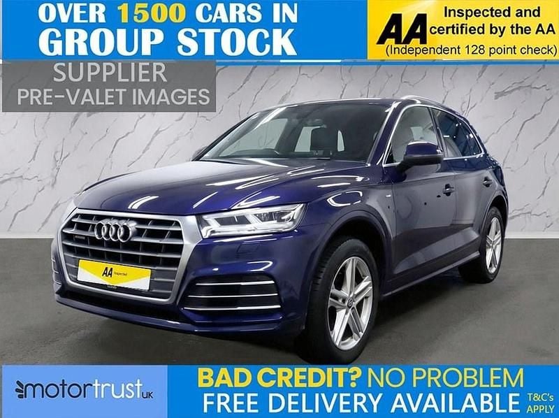 Used Audi Q5 S-Line 190 HP (139 kW) 2019 Blue SUV