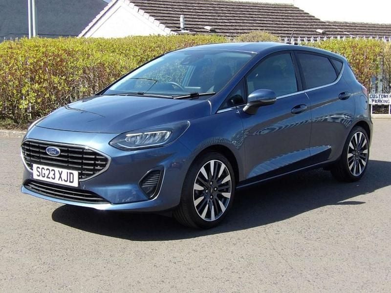 Usado Ford Fiesta Titanium X 2023 Azul Citadino