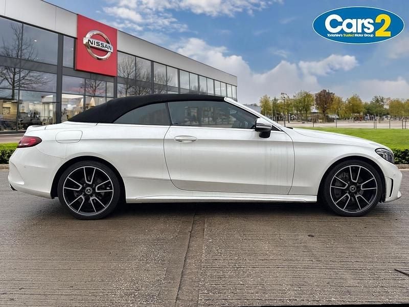 Used Mercedes C300 AMG Line Premium 2019 White Cabriolet