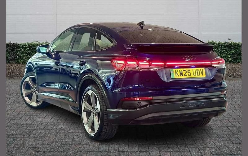 Used Audi Q4 Sportback e-tron Black Edition 206 kW (281 HP) 2025 Blue SUV