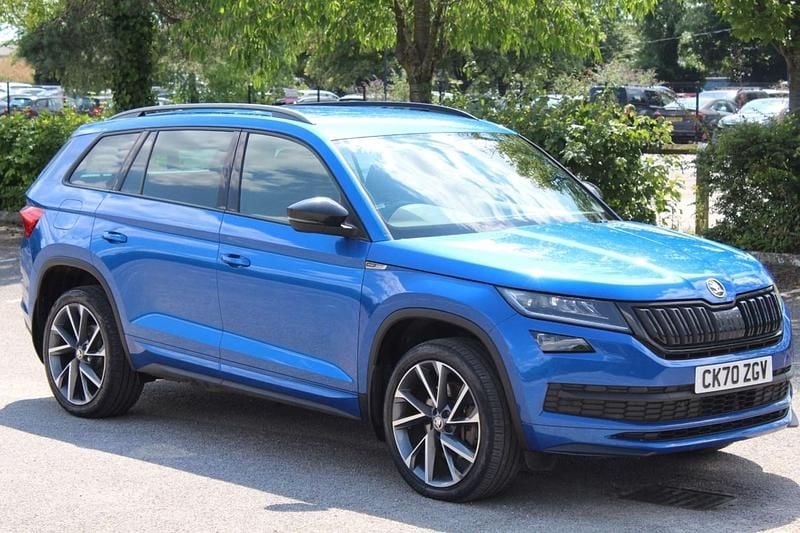 Blue Used 2020 Skoda Kodiaq SportLine SUV | £22,990 (Super price) - Image 1/4
