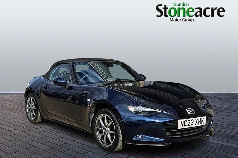 Used Mazda MX5 Exclusive-Line 132 HP (97 kW) 2023 Blue Cabriolet