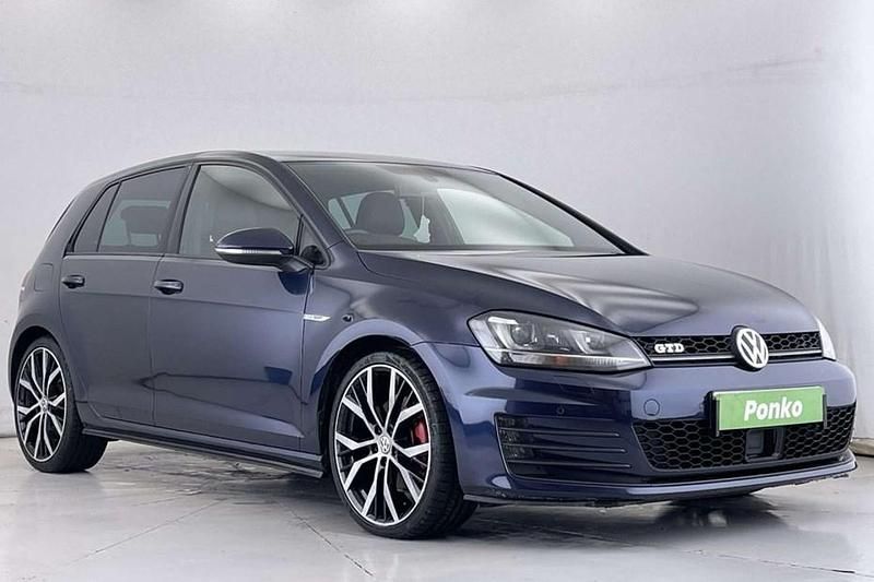 Used VW Golf VII GTD 2014 Blue Hatchback
