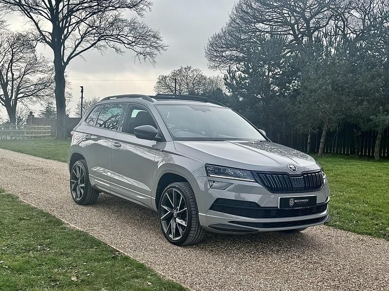 Used Skoda Karoq SportLine 150 HP (110 kW) 2020 Grey SUV