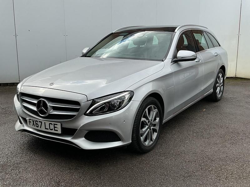 Silver Used 2017 Mercedes C220 Premium Estate | £14,695 (Good price) - Image 1/4