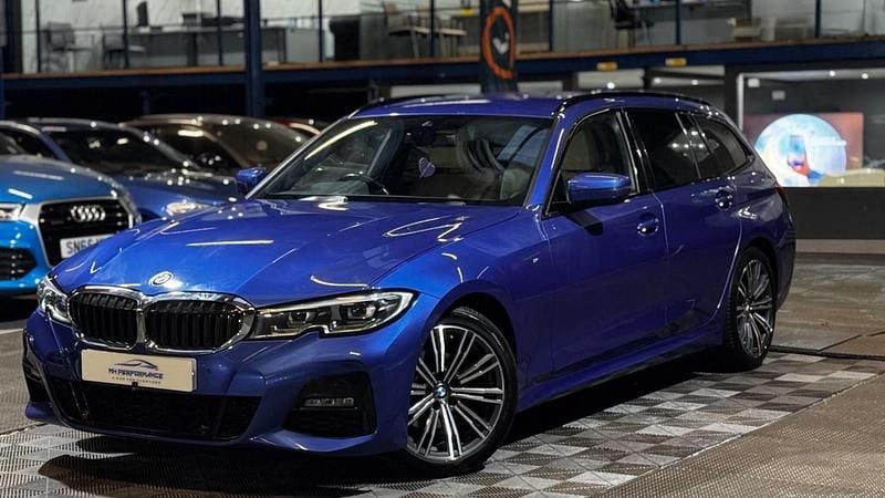 Blue Used 2020 BMW 320 M Sport Estate | £19,795 (Fair price) - Image 1/4