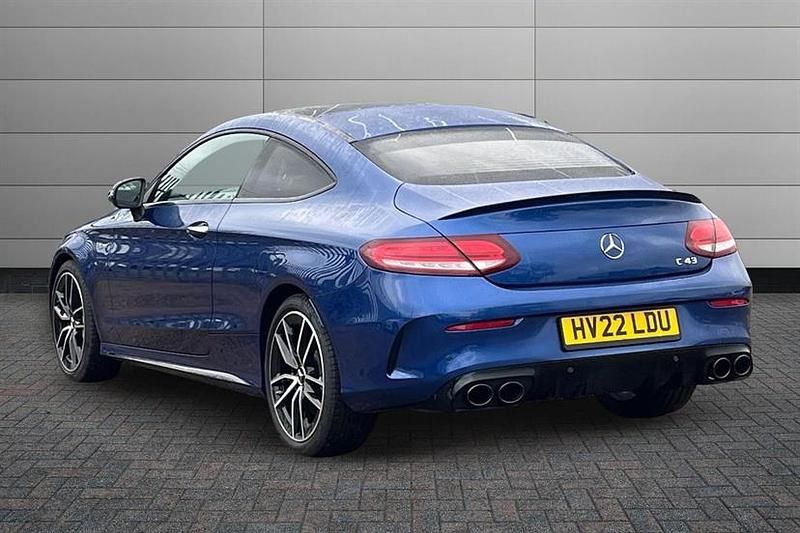 Used Mercedes C43 AMG Premium Plus 390 HP (286 kW) 2022 Spectral blue Coupe