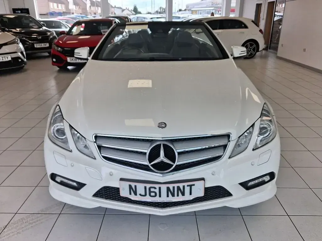 Used Mercedes E220 Sport Edition 2011 White Cabriolet