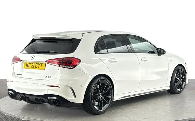 Used Mercedes A35 AMG Premium 306 HP (225 kW) 2021 White Hatchback