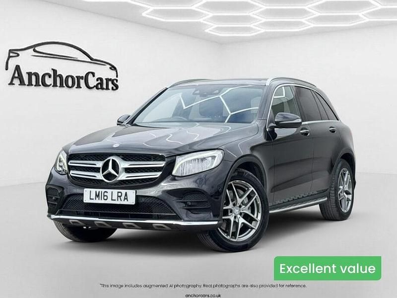 Used Mercedes GLC250 AMG line 2016 Black SUV