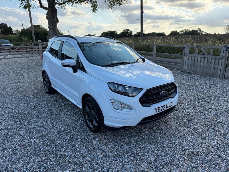 White Used 2022 Ford Ecosport ST-Line SUV | £11,995 (Good price) - Image 1/4