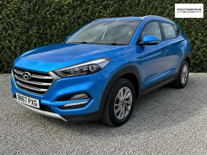 Used Hyundai Tucson SE 132 HP (97 kW) 2017 Blue SUV