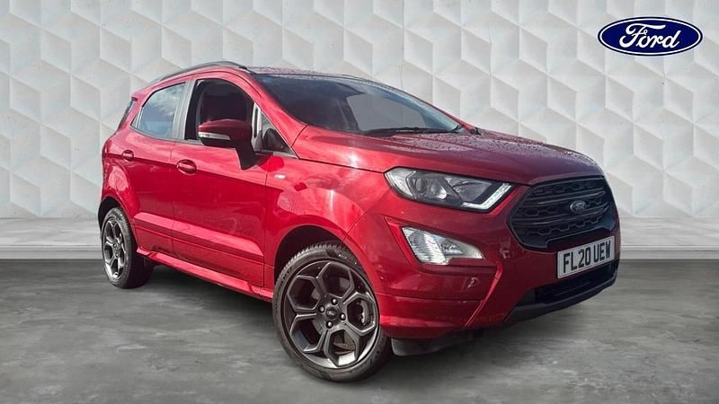 Used Ford Ecosport ST-Line 125 HP (91 kW) 2020 Lucid red SUV