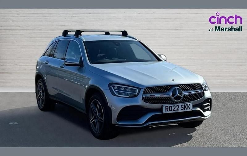 Used Mercedes GLC300e AMG line 254 HP (186 kW) 2022 Silver SUV