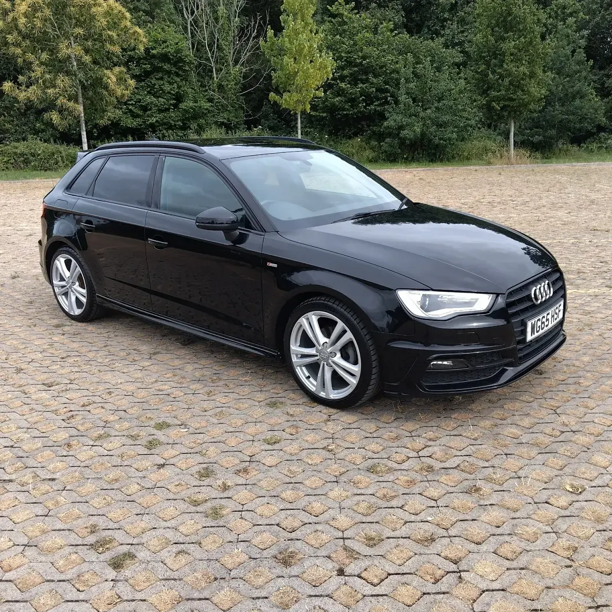 Used Audi A3 S-Line 2015 Black Hatchback
