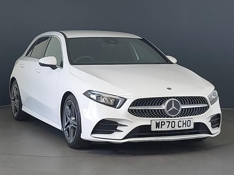 White Used 2020 Mercedes A180 AMG line Hatchback | £17,998 (Fair price) - Image 1/4