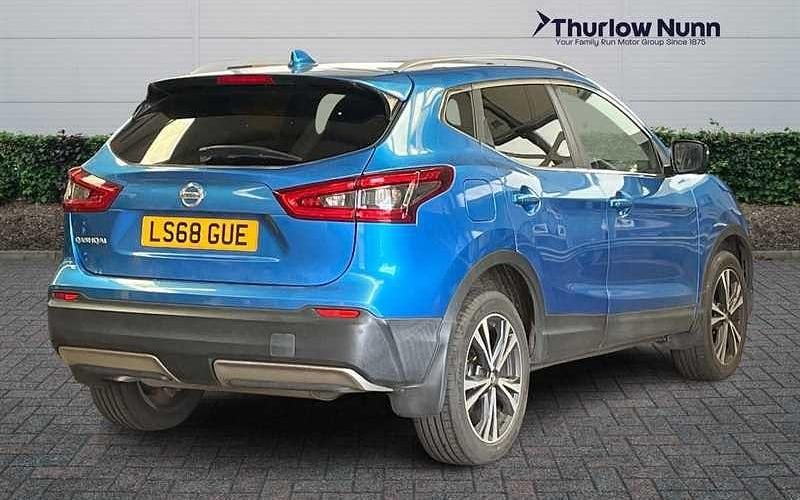 Used Nissan Qashqai N-Connecta 116 HP (85 kW) 2018 Blue SUV