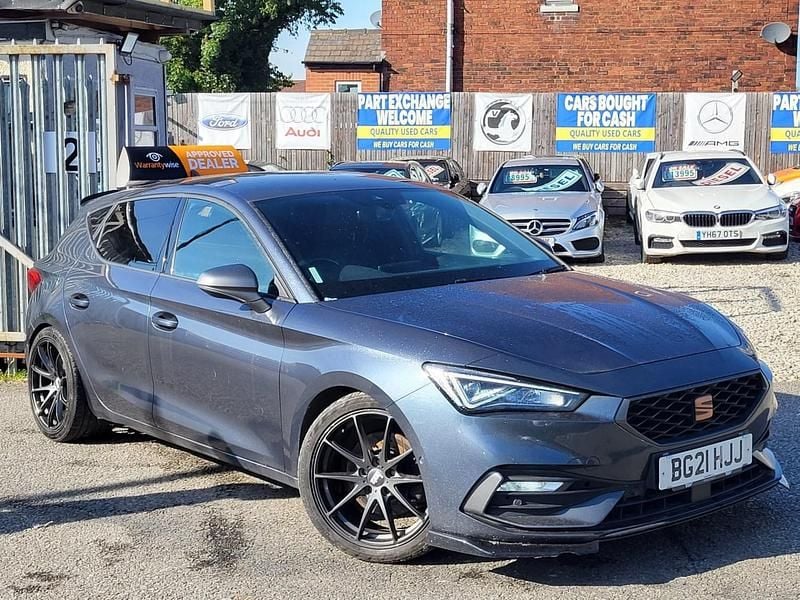 Grey Used 2021 Seat Leon FR Sport Hatchback | £9,995 (Good price) - Image 1/4