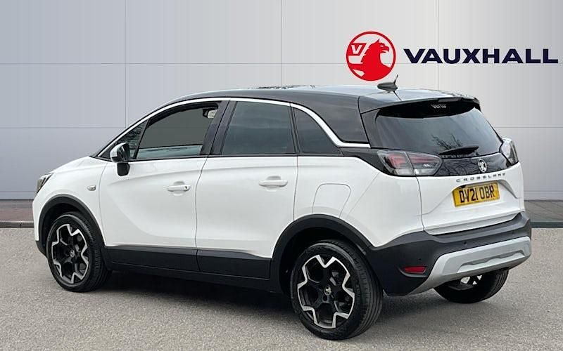 Used Vauxhall Crossland Elite 110 HP (80 kW) 2021 White SUV