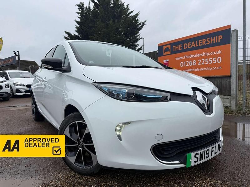 Used Renault Zoe Dynamique 80 kW (109 HP) 2019 White Hatchback