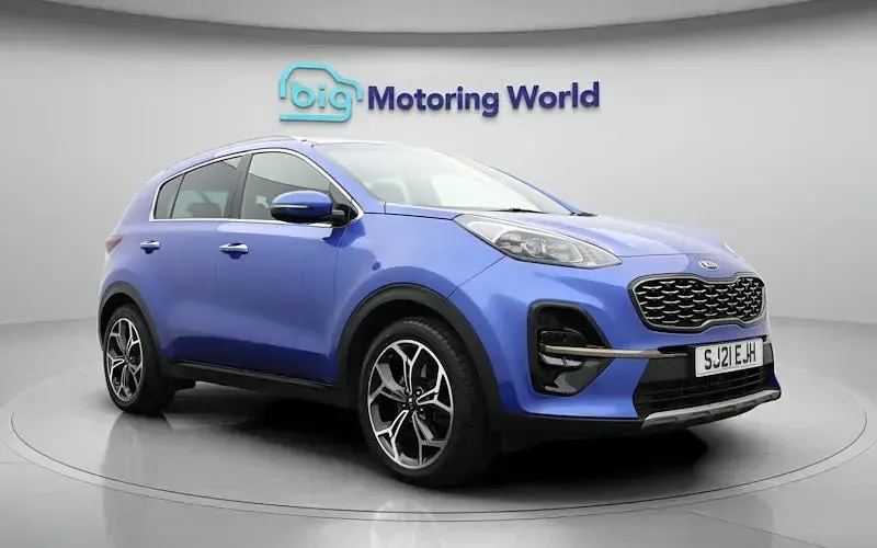 Used Kia Sportage GT-Line 136 HP (100 kW) 2021 Blue SUV