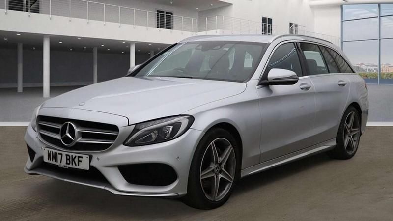Used Mercedes C220 AMG line 2017 Silver Estate