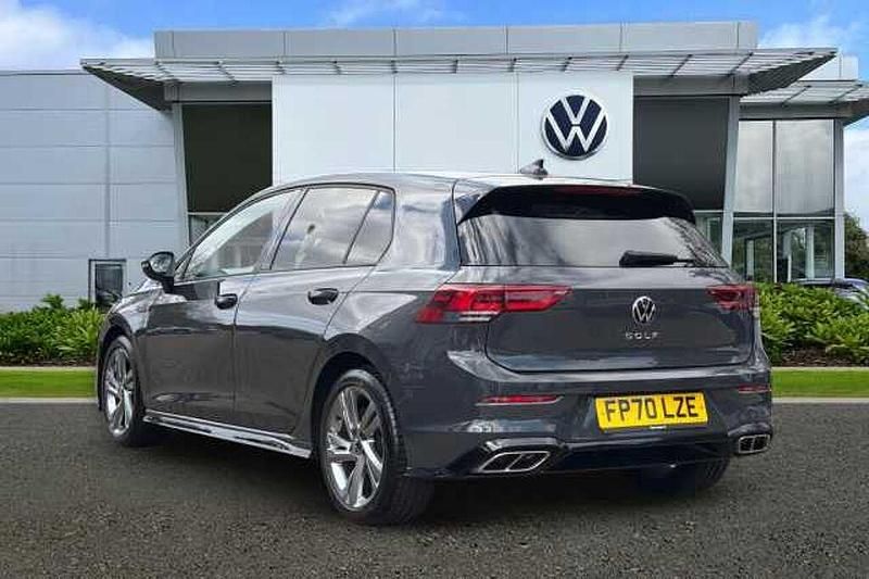Second-hand VW Golf VIII R-line 130 CP (95 kW) 2020 Gri Hatchback