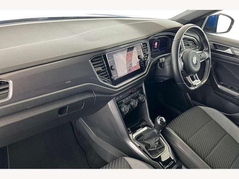 Used VW T-Roc R-line 150 HP (110 kW) 2021 Blue SUV