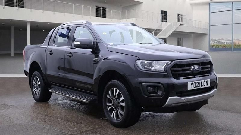 Black Used 2021 Ford Ranger Wildtrack Pickup | £15,495 (Super price) - Image 1/4