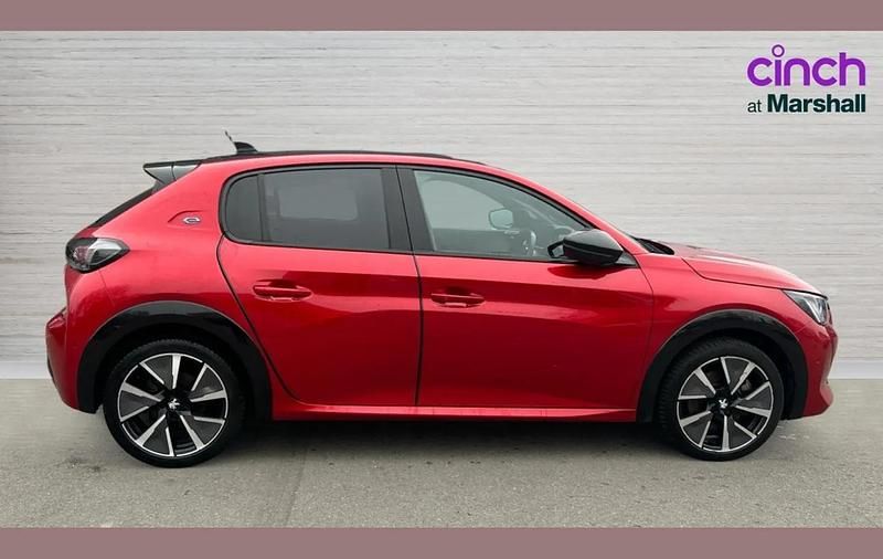 Used Peugeot e-208 Premium 100 kW (136 HP) 2023 Red Hatchback