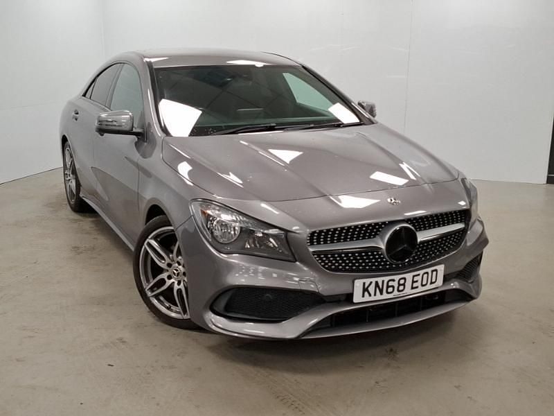 Grey Used 2018 Mercedes CLA180 AMG line Sedan | £13,998 (Fair price) - Image 1/4