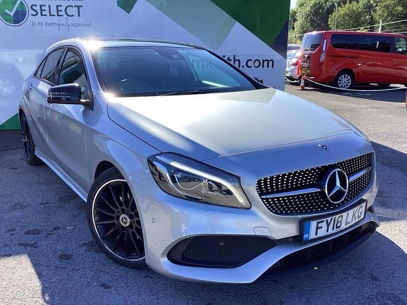 High tech silver Used 2018 Mercedes A200 AMG Line Premium Plus Hatchback | £15,750 (Fair price) - Image 1/3